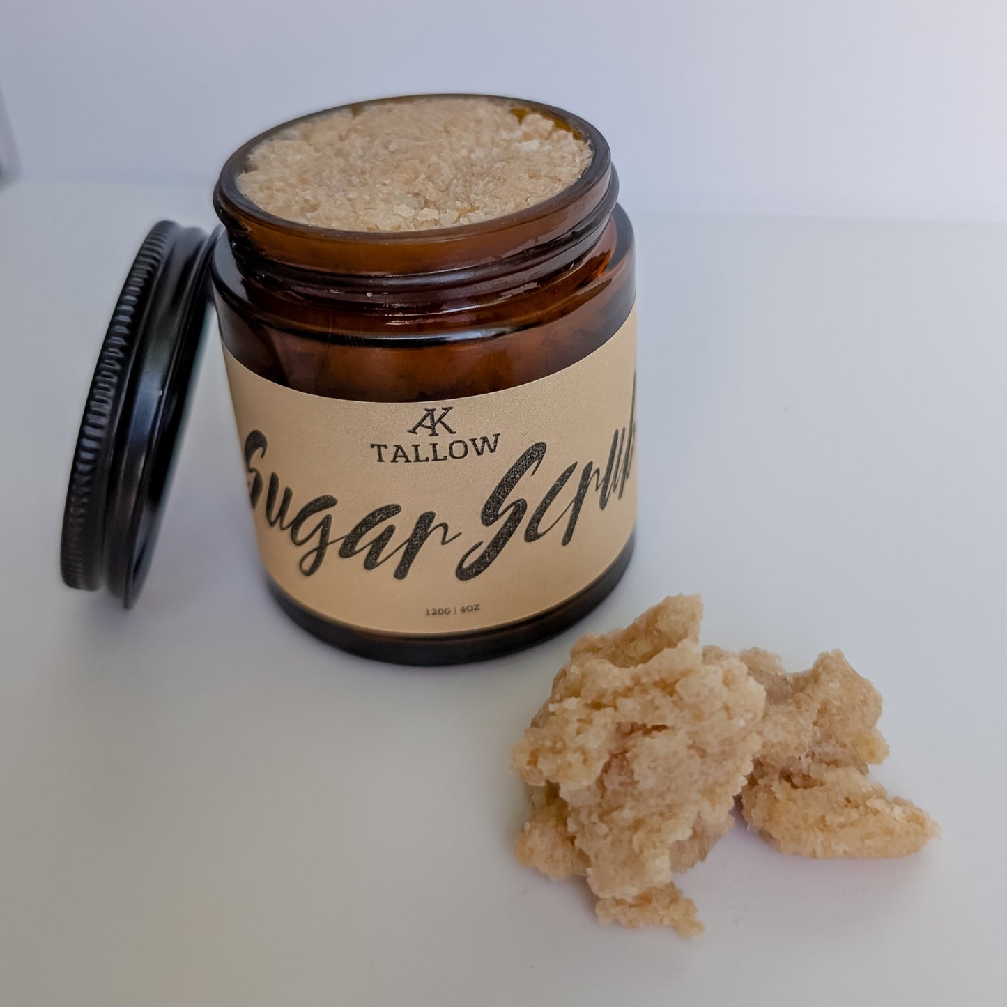 Grapefruit and Vanilla Tallow Sugar Scrub